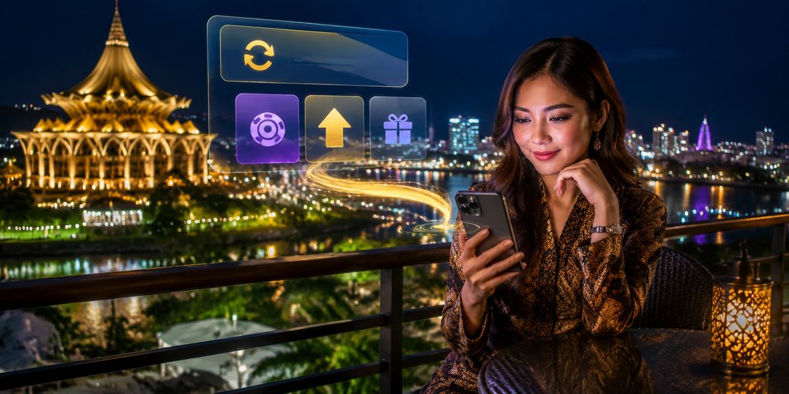 Pengguna 31400 Sarawak menerima rebat bonus dengan antara muka yang jelas dan selamat untuk transaksi